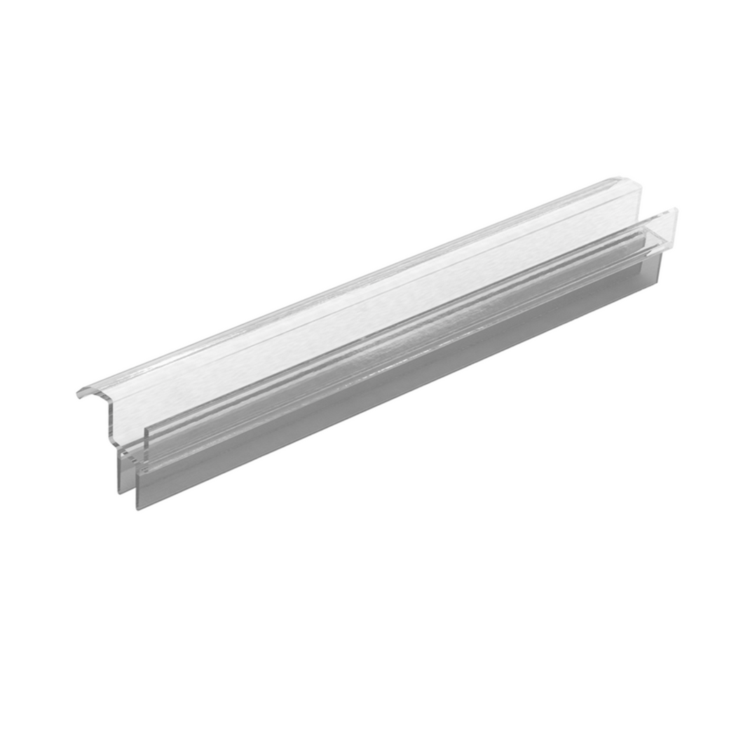 Perfil Policarbonato 9mm Doble Aleta Flex Rig SKU:1120